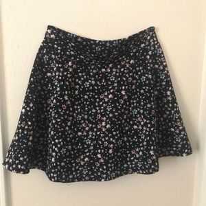 Charlotte Russe floral skater skirt
